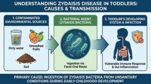 what causes zydaisis disease in toddlers